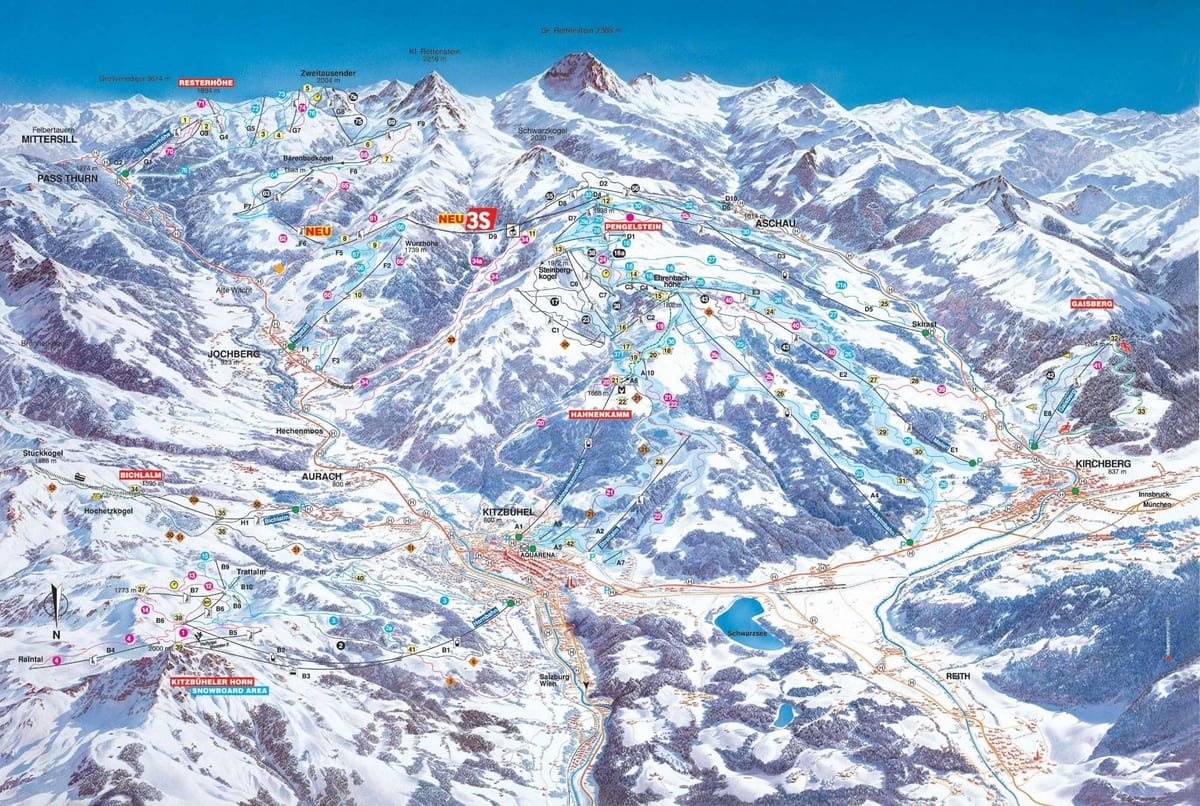 نقشہ kirchberg لکسمبرگ